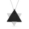 Star of David and Dove Aluminum Necklace