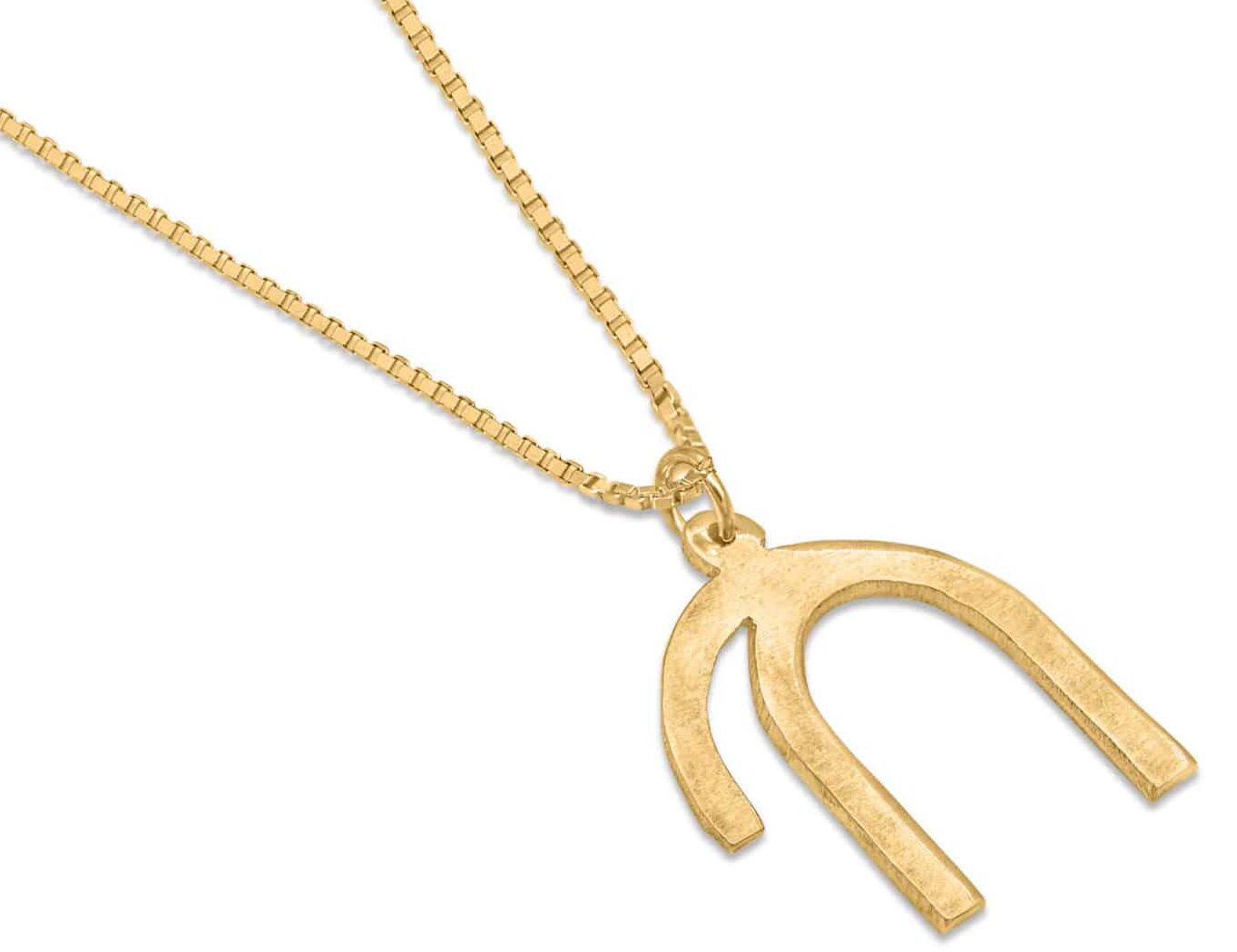 Modern and Special Gold Chai Pendant