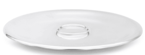 Sterling Silver Kiddush Plate with Raised Placement
