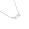 Sterling Silver Hebrew Name Classic Necklace