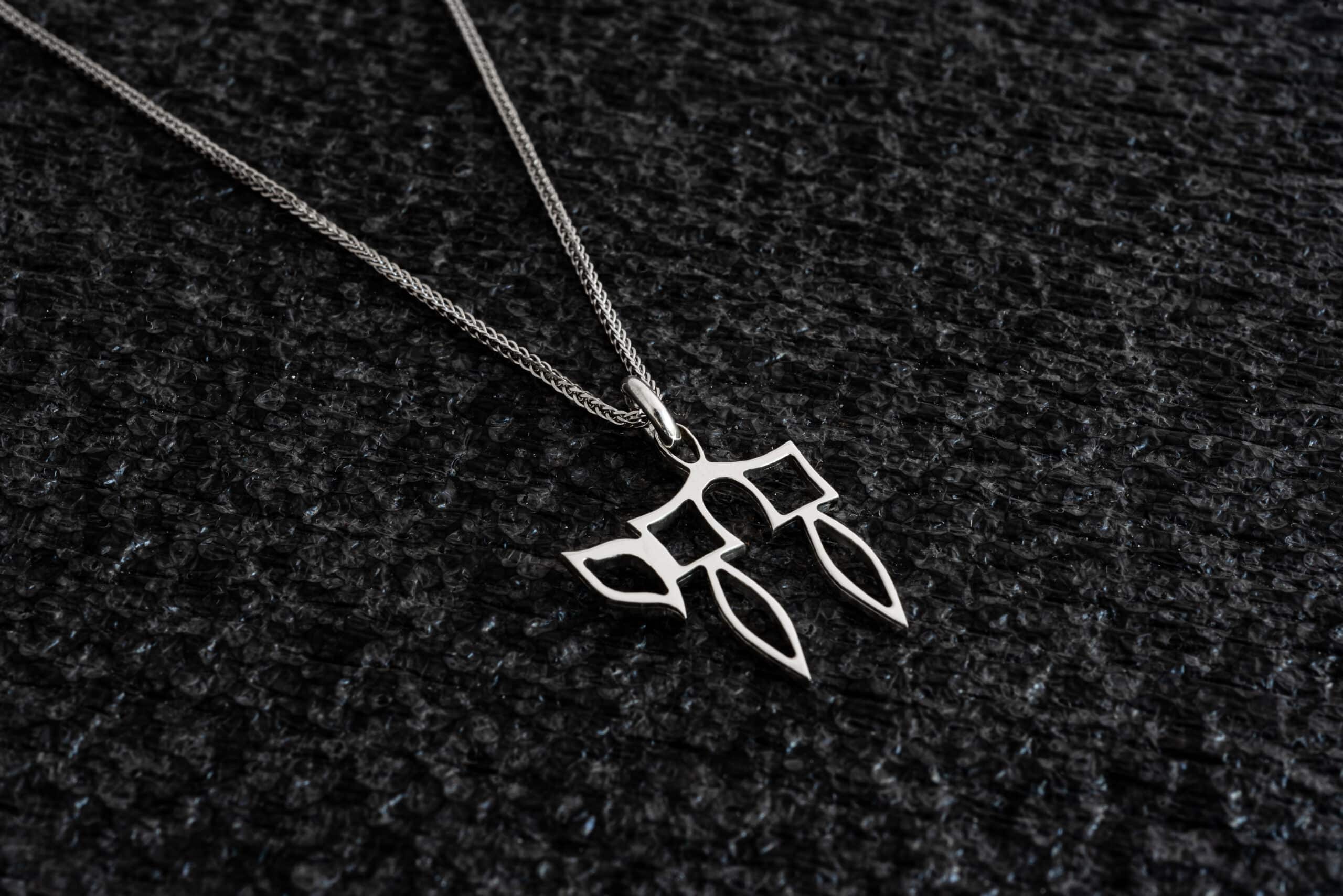 925 Sterling Silver Cut-Out Pendant