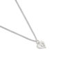 Double Hearts Sterling Silver Necklace