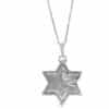 Sterling Silver Star of David and Dove Pendant
