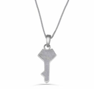 Sterling Silver Unique Key Necklace