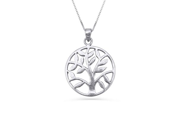 Big and Beautiful Tree of Life Silver Necklace