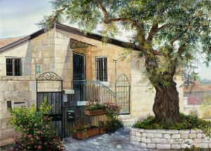 Stunning House in a Jerusalem Neighborhood Print