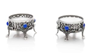 Timeless Filigree and Gemstones Tea Light Candlesticks for Her